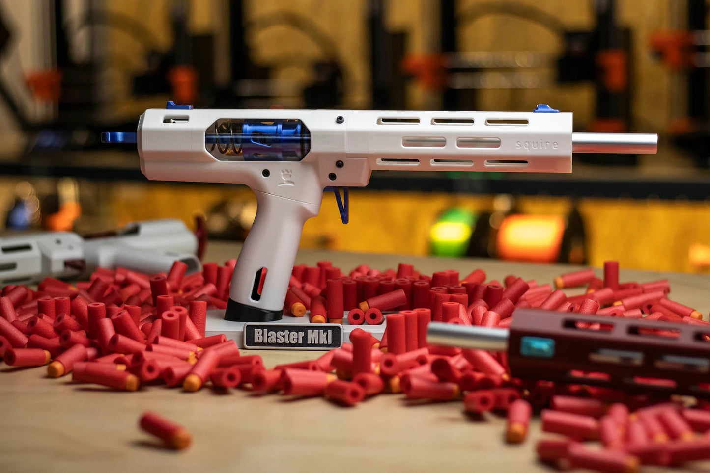 Fully Assembled Print Keep Squire: Customizable Foam Dart Blaster